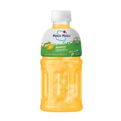 Mangó Ízű Üdítőital Kókusz Darabokkal, 320ml (Mogu Mogu)