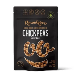 Gluténmentes Méz Ízű Szezámmaggal Bevont Pörkölt Csicseriborsó, 150gr (Roundooze)
