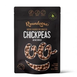 Gluténmentes Pörkölt Csicseriborsó Mokka ízű Csokoládébevonatban, 150gr (Roundooze)