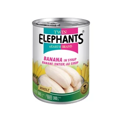 Banán Szirupban (Egész), 565gr (Twin Elephants)