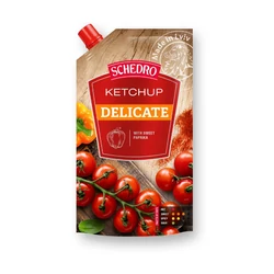 Paradicsom Delikát Ketchup Édes Paprikával, 250g (Schedro)