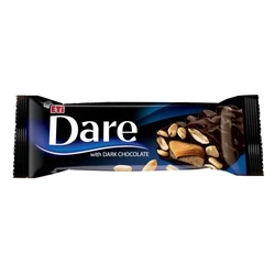 Étcsokoládé Bevonatos Karamell Szelet Földimogyoróval, 45gr (Dare)