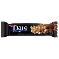 Ostyaszelet Mogyorókrémes Töltelékkel és Mogyoródarabokkal, 29gr (Dare)