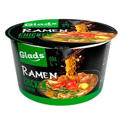 Instant Ramen Csirke Ízű Szósszal, 105gr (Glads)