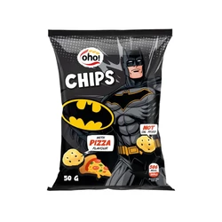 Batman Lencse Chips Pizzás Ízű, 50gr (Oho!)