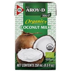 Aroy-D Organikus Kókusztej UHT, 250ml