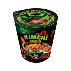 Koreai Stílusú Eredeti Kimchi Ízű Ramen, 98gr (Bibigo)