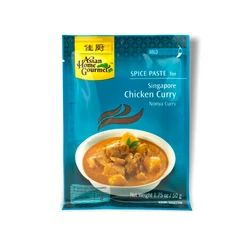 Szingapúri Csirke Curry Fűszerpaszta, 50gr (Asian Home Gourmet)