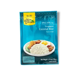 Szingapúri Kókuszos Rizs Fűszerkeverék, 50gr (Asian Home Gourmet)