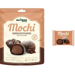 Gluténmentes Matcha Latte Mochi, 180gr (Bamboo House)
