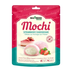 Gluténmentes Epres Sajttorta Mochi, 180gr (Bamboo House)