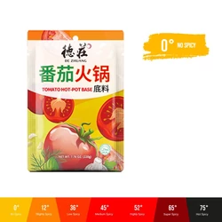 Hot Pot Leves Alap - Paradicsom, 220gr (De Zhuang)