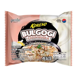 Krémes Bulgogi Carbonara Ízű Ramen, 100g (Paldo Koreno)