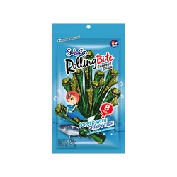 Ropogós Alga Tekercs Snack - Ropogós Hallal, 24gr (Seleco)