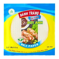 Rizspapír 22cm, Nyári Tekercshez 400gr (Duy Anh)