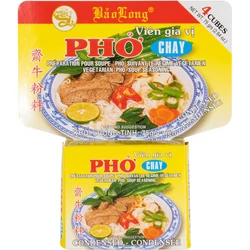 Vegán Pho Leves Ízesítő Kocka, 75gr (Bao Long)