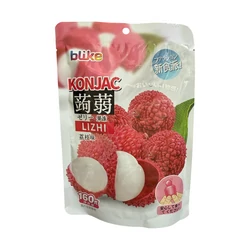 Licsi Ízű Konjac Zselé, 160gr (Jin Defu)