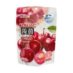 Cseresznye Ízű Konjac Zselé, 160gr (Jin Defu)