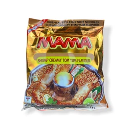 Instant Krémes Garnélarák Tom Yum Ízesítésű Tészta Leves, 90gr (Mama)