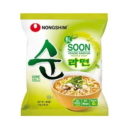 Zöldséges Ramyun Instant Tészta Leves, 112gr (Nongshim)