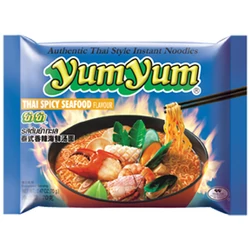  Instant Tészta Thai Csípős Tenger Gyümölcsei Ízesítéssel, 70gr (Yum Yum)