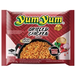 Instant Tészta Grillezett Csirke Ízesítéssel, 60gr (Yum Yum)
