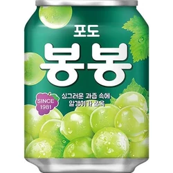 Koreai Szőlő Üdítőital Bong Bong, 238ml (Haitai)