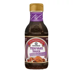 Teriyaki Szósz Pirított Fokhagymával, 250ml (Kikkoman)