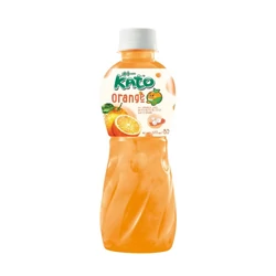 Narancs Ízű Üdítőital Kókusz Darabokkal, 320ml (Kato)