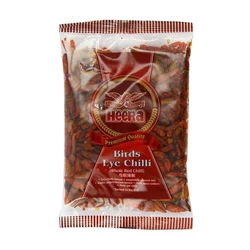 Birds Eye Chili (Egész, piros), 50gr (Heera)