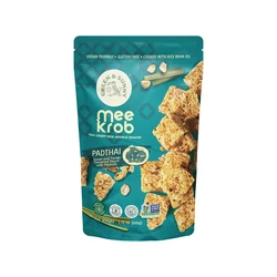 Gluténmentes Ropogós Rizstészta Snack - Pad Thai Ízű, 60gr (Green &amp;amp; Sunny)