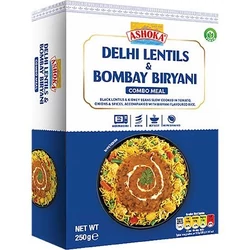 Delhi Lencse &amp;amp; Bombay Biryani Készétel, 250gr (Ashoka)