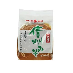 Miso Erjesztett Fűszerpaszta (sárga,fehér), 400gr (Hikari Miso)