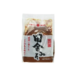 Miso Erjesztett Fűszerpaszta (vörös, sötét), 400gr (Hikari Miso)