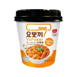 Instant Csípős Csirke Ízű Yopokki Pohárban, 130gr (Young Poong) 