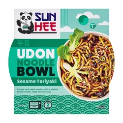 Udon Tésztatál - Szezámos Teriyaki Készétel, 240gr (Sun Hee)