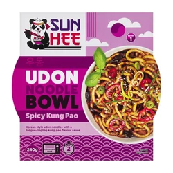 Udon Tésztatál - Csípős Kung Pao Készétel, 240gr (Sun Hee)