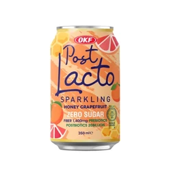 Cukormentes Szénsavas Mézes Grapefruit Ízű Ital, 350ml (OKF)
