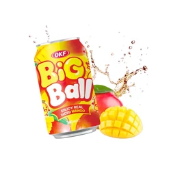 Big Ball Mangó Ital Magó Darabokkal 350ml (OKF)