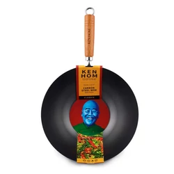 Klasszikus Tapadásmentes Szénacél Wok 31cm (Ken Hom)