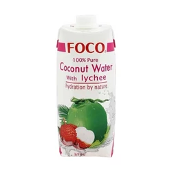 Kókuszvíz Licsivel 500ml (Foco)