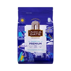 Prémium Basmati Rizs, 5 kg (India Gate)