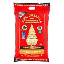 Fehér Illatos Jázmin Rizs Thai Hom Mali, 10 kg (Royal Umbrella)