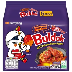 5 db Buldak Koreai Sült Csirke Ízesítésű Tészta, 700 gr (SamYang)