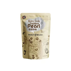 Bubble Tea Tápióka Gyöngyök - Barna Cukor Ízű (Quick Cook), 250gr (Wejee)