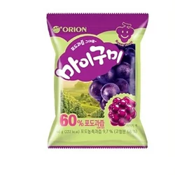 Koreai Szőlő Ízű Gumicukor, 66g (Orion)