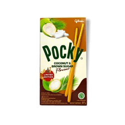 Pocky - Kókusz &amp;amp; Barna Cukor Ropi, 37gr (Glico)