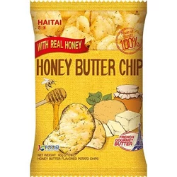 Burgonyachips Mézes Vaj Fűszerezéssel, 60g (Haitai)