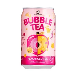 Barackos Bubble Jeges Tea Szétpukkanó Buborékokkal 320ml (Madam Hong)