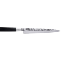 Japán Hammered Sashimi Kés Fekete Markolattal (Sekiryu)